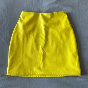 Naked Wardrobe Faux Leather Pencil Skirt
